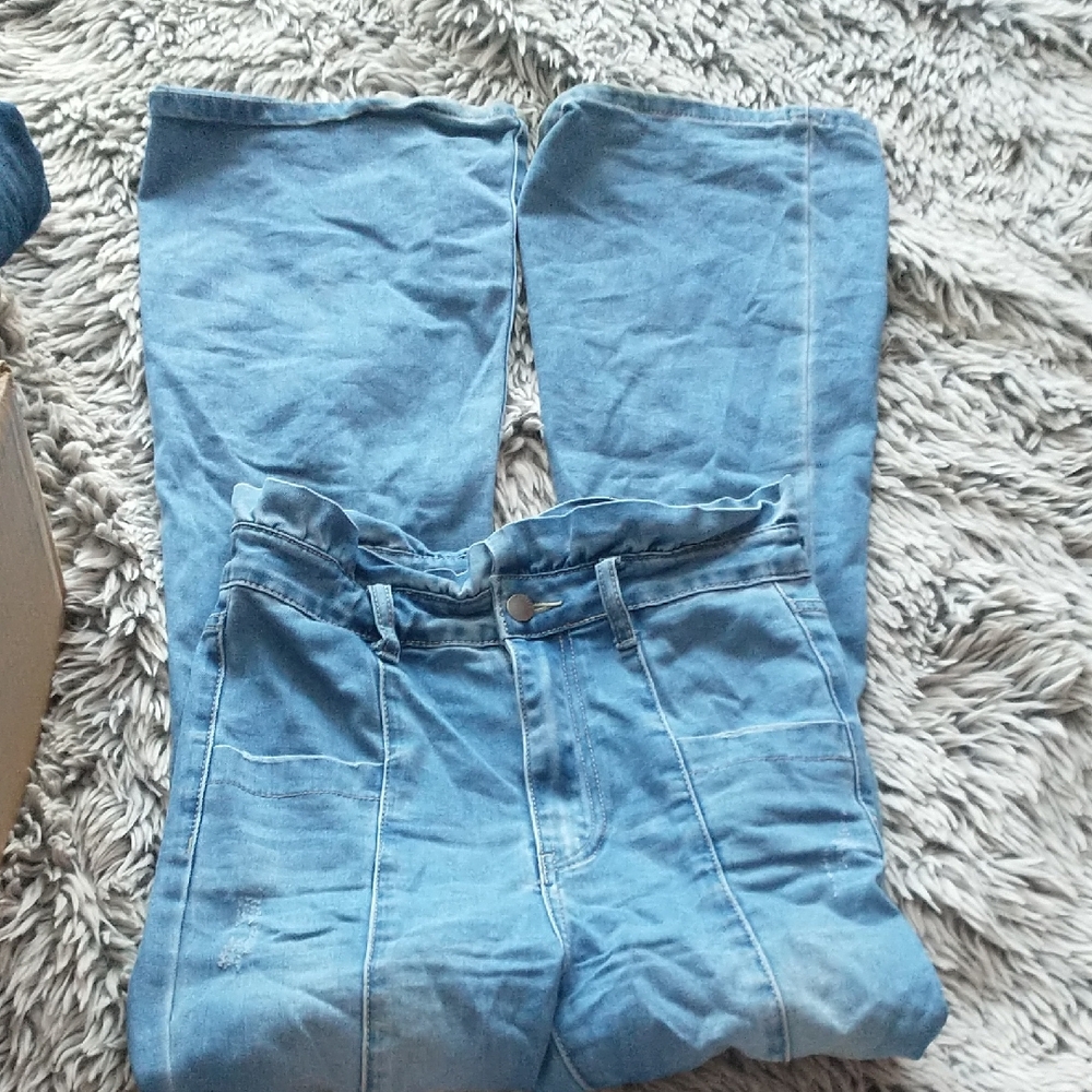 Twelve by Twelve Sky Blue Denim Pants